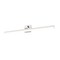 Z-Lite Liam Vanity, 1-Light, 40 In.W x 3 In.L x 5 In.H, Brushed Nickel/Frosted 1009-40W-BN-LED - alternate 3